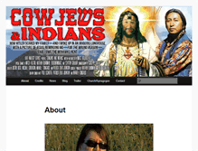 Tablet Screenshot of cowjewsandindians.com